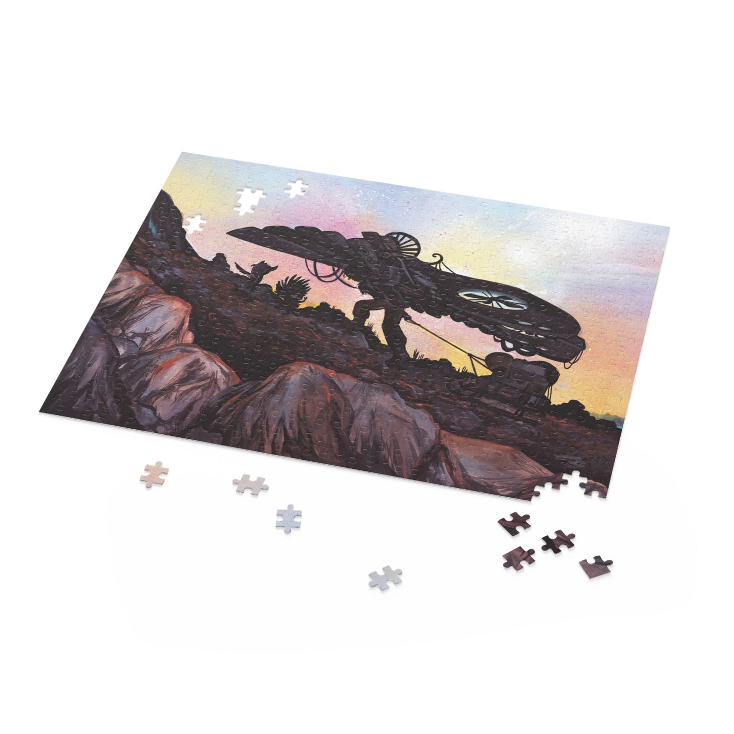 "The Time Is Now. I'm Ready" – Inspirational Puzzle #9 of 13-part series of transformational "Portal Puzzles" made from artwork from the book "But I Want To FLY!" (120/252/500-Piece)
