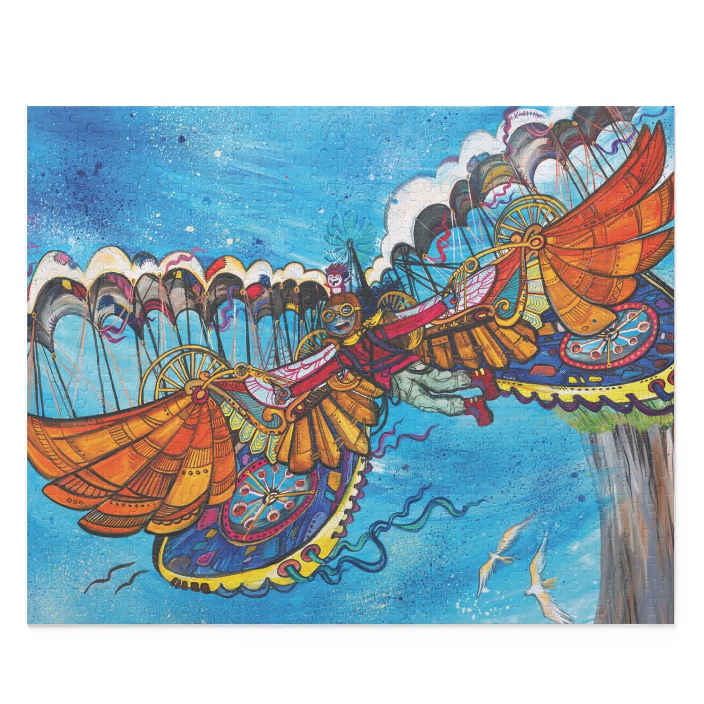 Inspirational Puzzle – "Can't Turn Back Now" – Portal Puzzle #11 of 13-part series made from artwork from the book "But I Want To FLY!" (120/252/500-Piece)