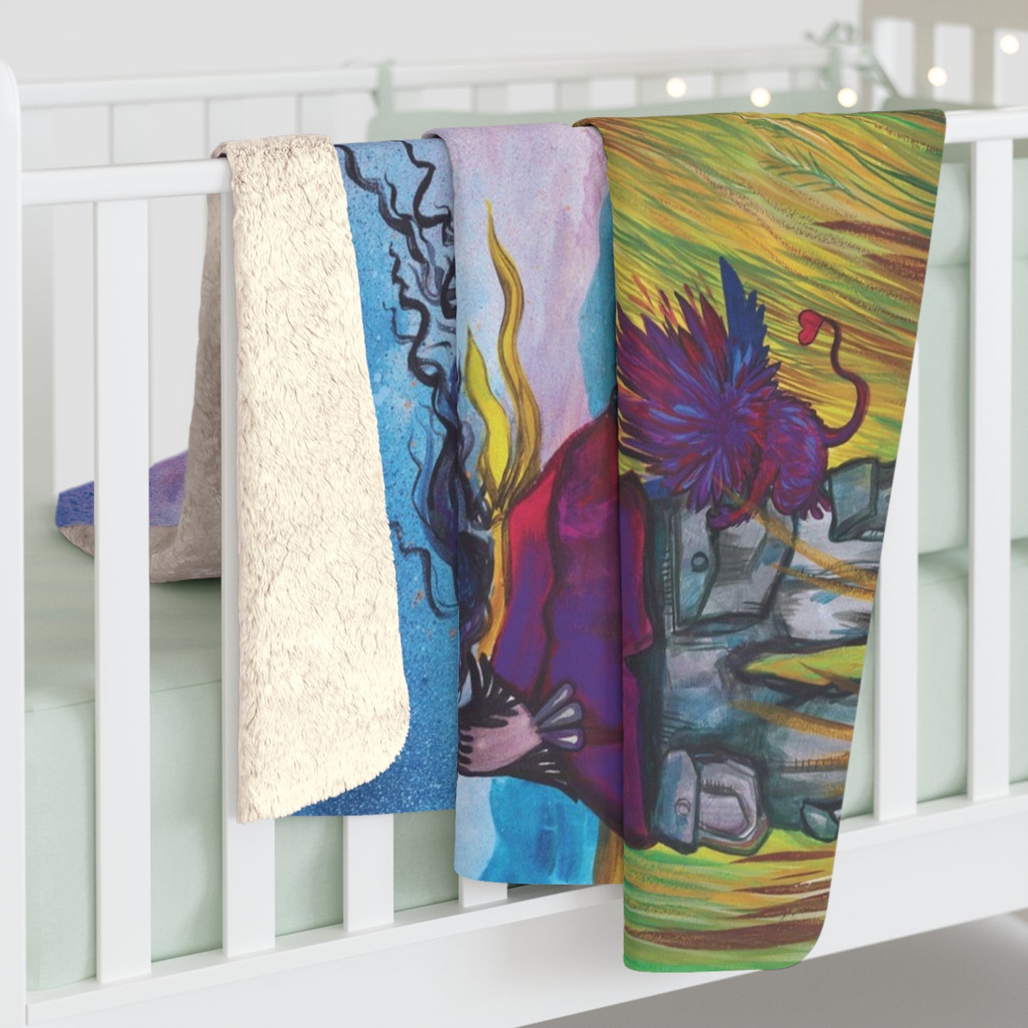 Inspirational Blanket – Cozy Sherpa Fleece Blanket – Plush Reversible Throw for Home, Travel & Gifts