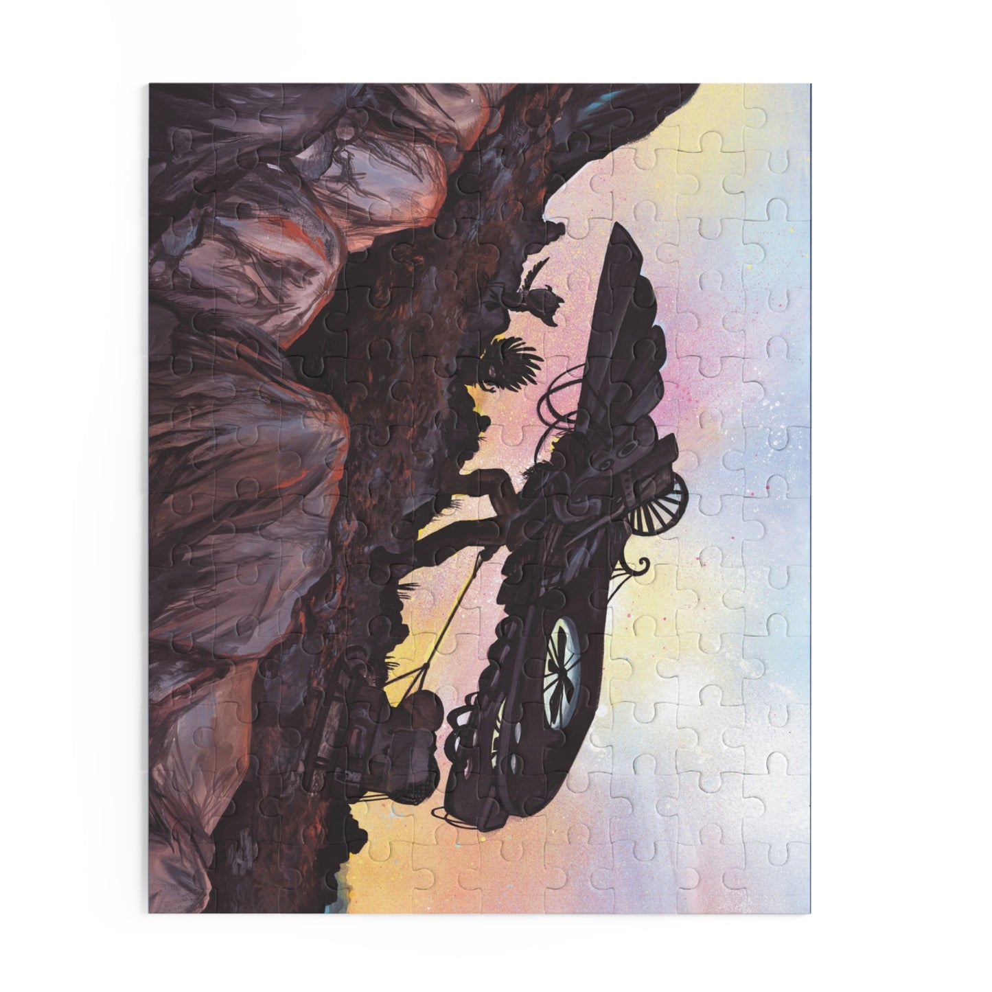 "The Time Is Now. I'm Ready" – Inspirational Puzzle #9 of 13-part series of transformational "Portal Puzzles" made from artwork from the book "But I Want To FLY!" (120/252/500-Piece)