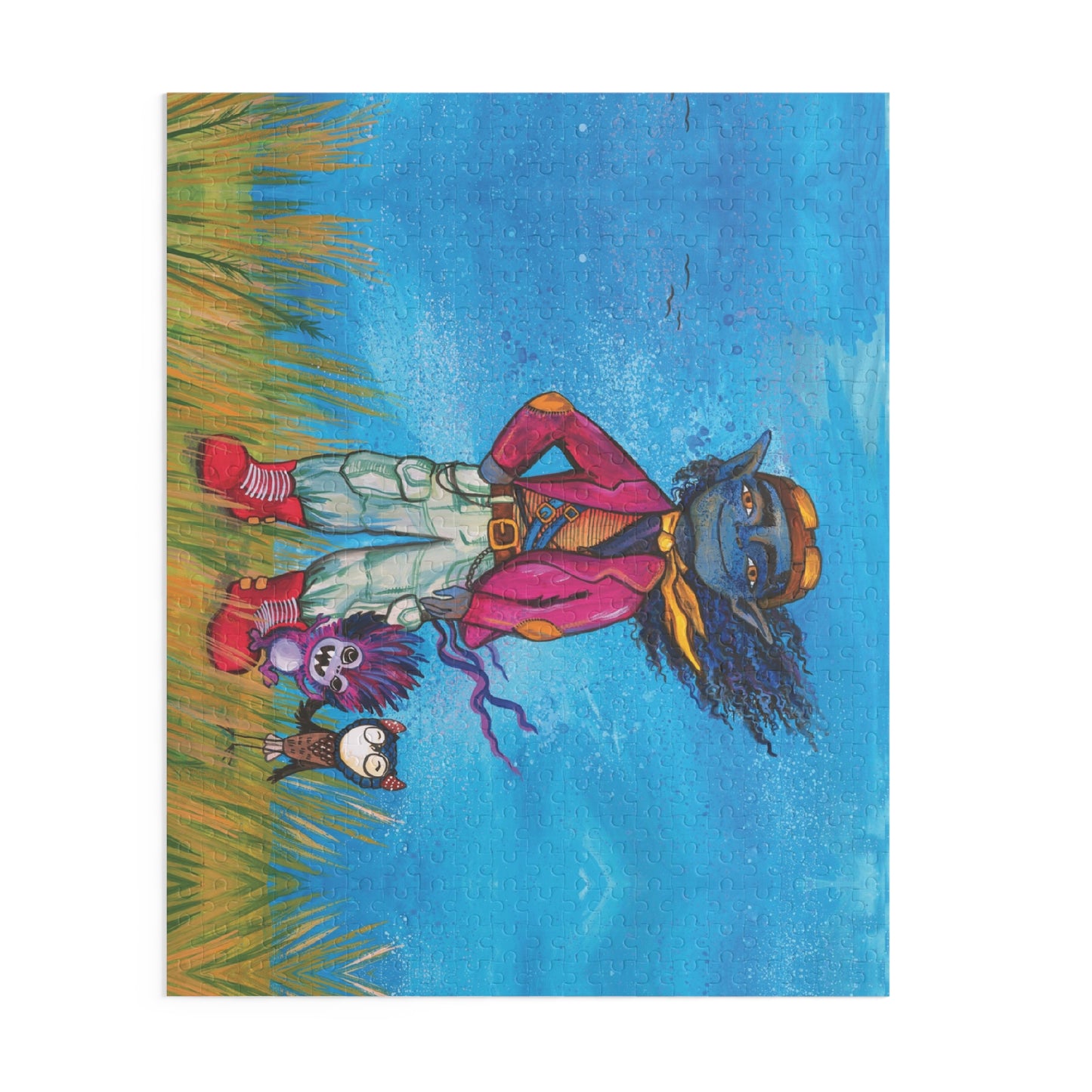 "The Best Of All Is ME" – Inspirational Puzzle #13 of 13-part series of transformational "Portal Puzzles" made from artwork from the book "But I Want To FLY!" (120/252/500-Piece)