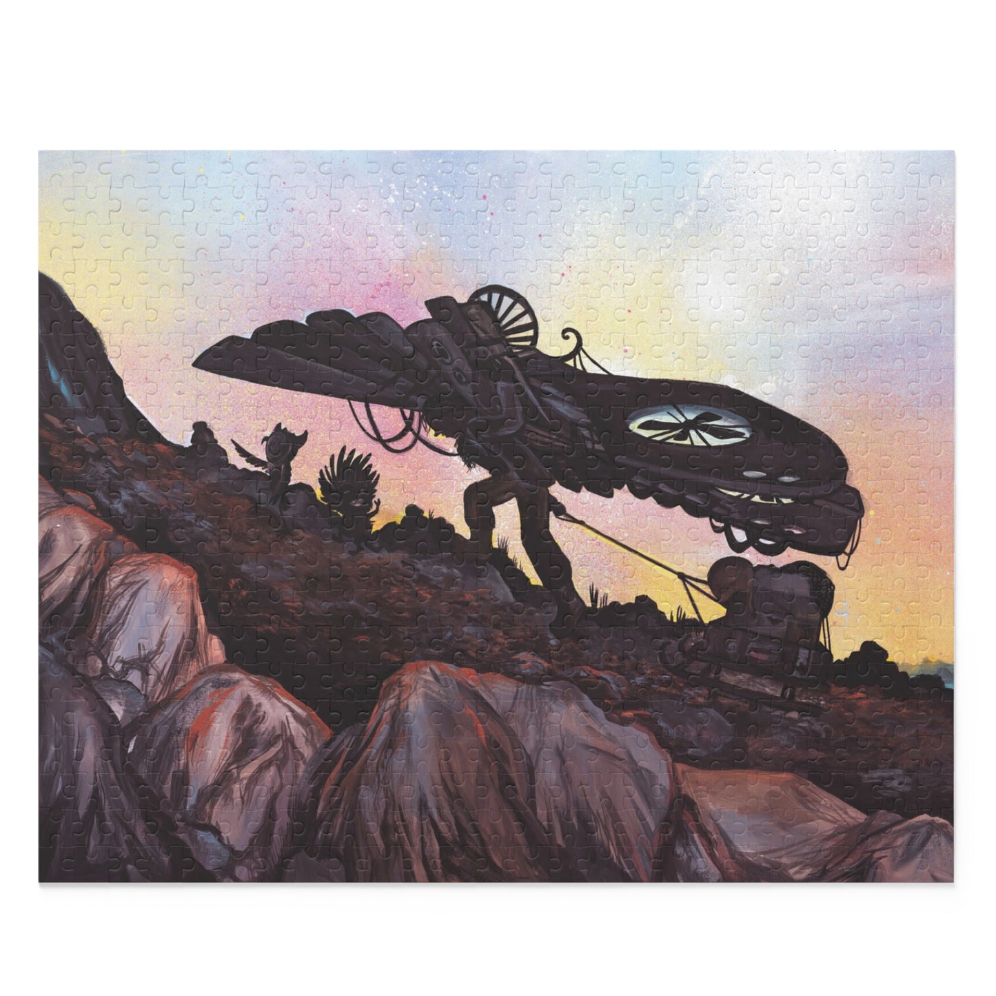 "The Time Is Now. I'm Ready" – Inspirational Puzzle #9 of 13-part series of transformational "Portal Puzzles" made from artwork from the book "But I Want To FLY!" (120/252/500-Piece)