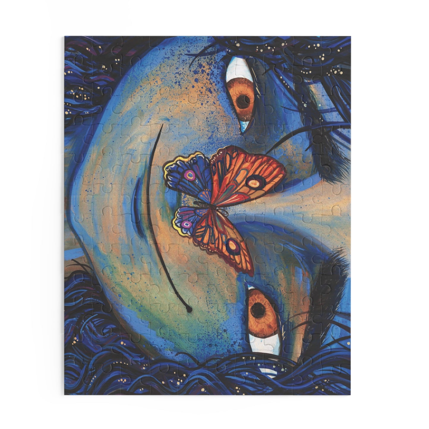 "But I Want To Fly" – Inspirational Puzzle #4 of 13-part series of transformational "Portal Puzzles" from the COVER artwork from the book "But I Want To FLY!" (120/252/500-Piece)