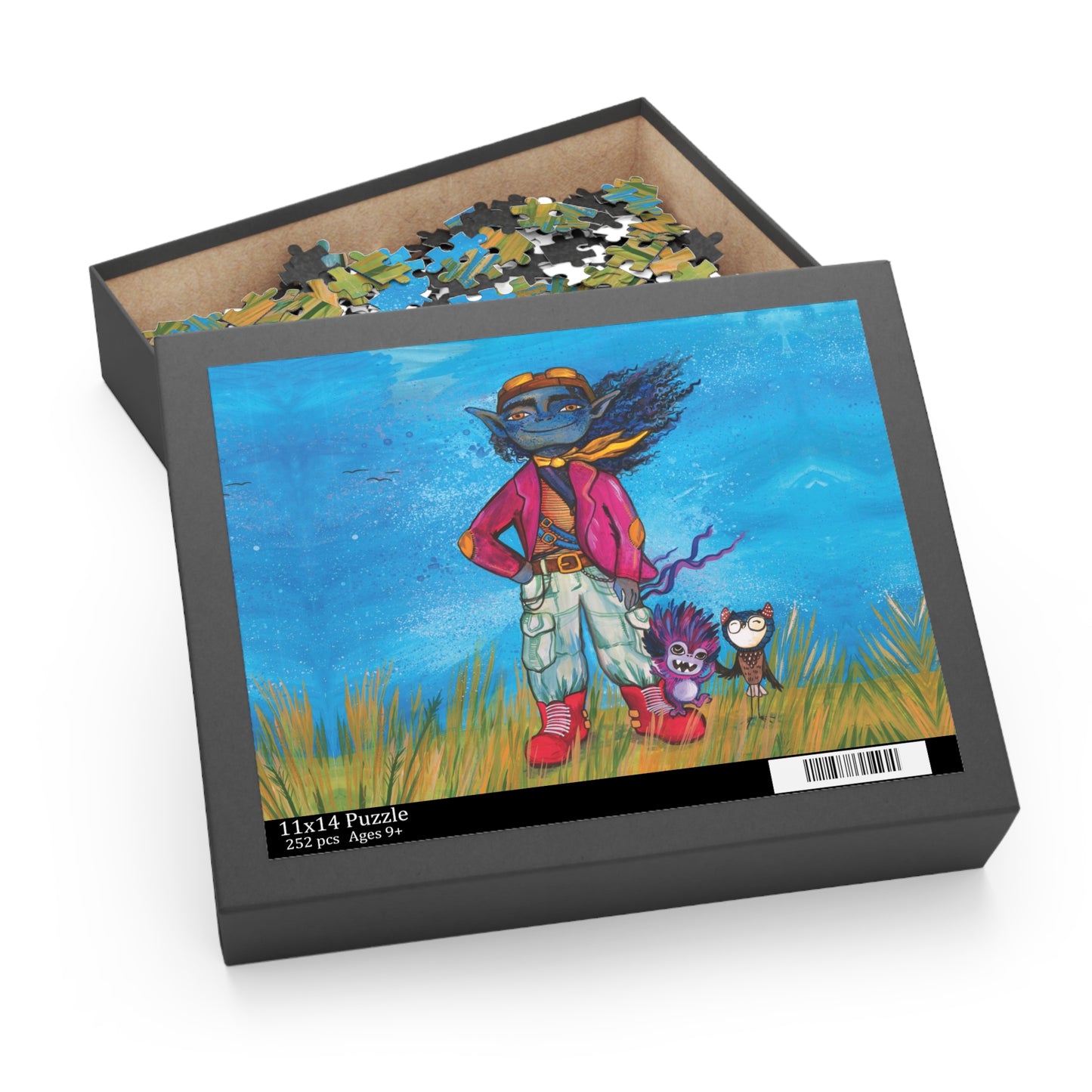 "The Best Of All Is ME" – Inspirational Puzzle #13 of 13-part series of transformational "Portal Puzzles" made from artwork from the book "But I Want To FLY!" (120/252/500-Piece)