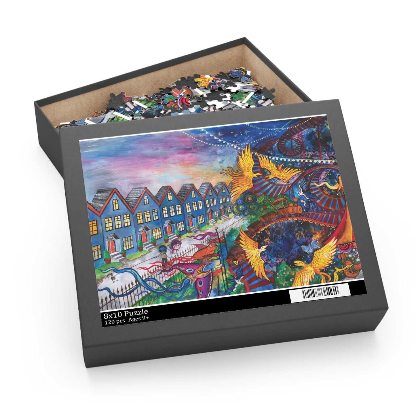 "Dancing In The Mystery" – Inspirational Puzzle #2 of 13-part series of transformational "Portal Puzzles" made from artwork from the book "But I Want To FLY!" (120/252/500-Piece)
