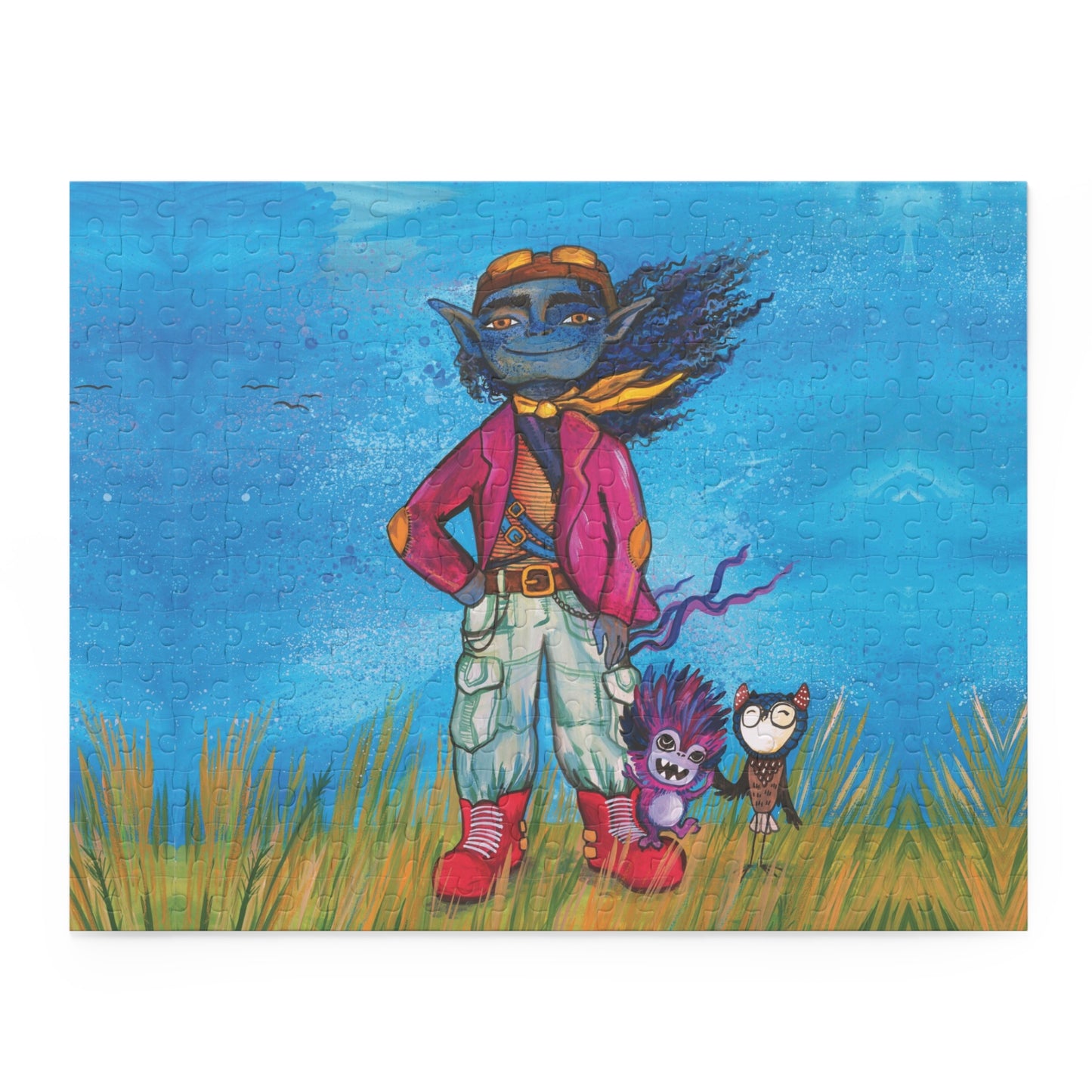 "The Best Of All Is ME" – Inspirational Puzzle #13 of 13-part series of transformational "Portal Puzzles" made from artwork from the book "But I Want To FLY!" (120/252/500-Piece)