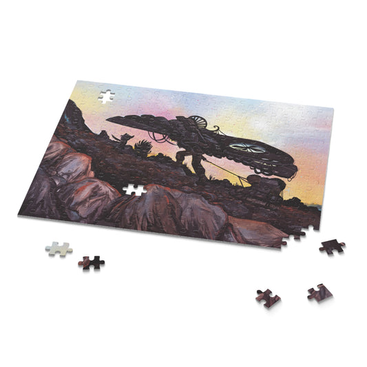 "The Time Is Now. I'm Ready" – Inspirational Puzzle #9 of 13-part series of transformational "Portal Puzzles" made from artwork from the book "But I Want To FLY!" (120/252/500-Piece)