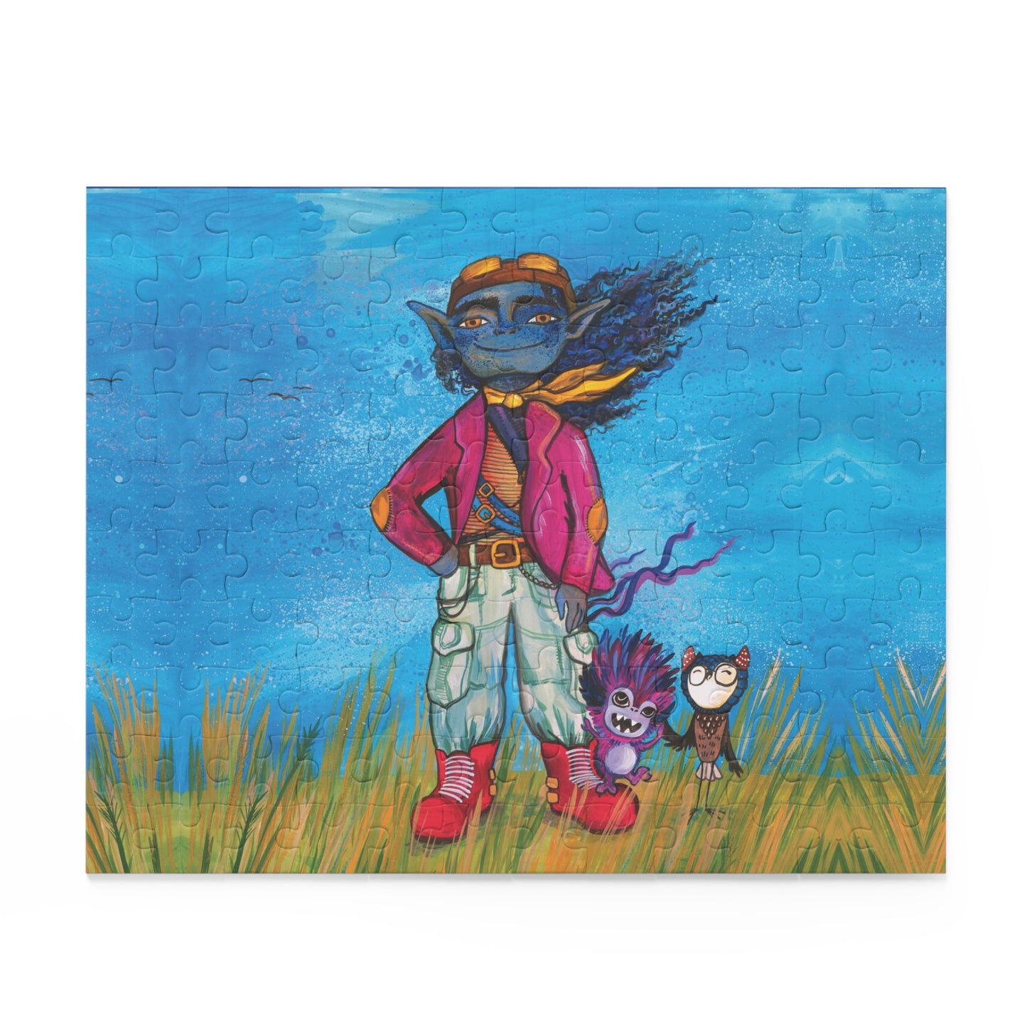 "The Best Of All Is ME" – Inspirational Puzzle #13 of 13-part series of transformational "Portal Puzzles" made from artwork from the book "But I Want To FLY!" (120/252/500-Piece)