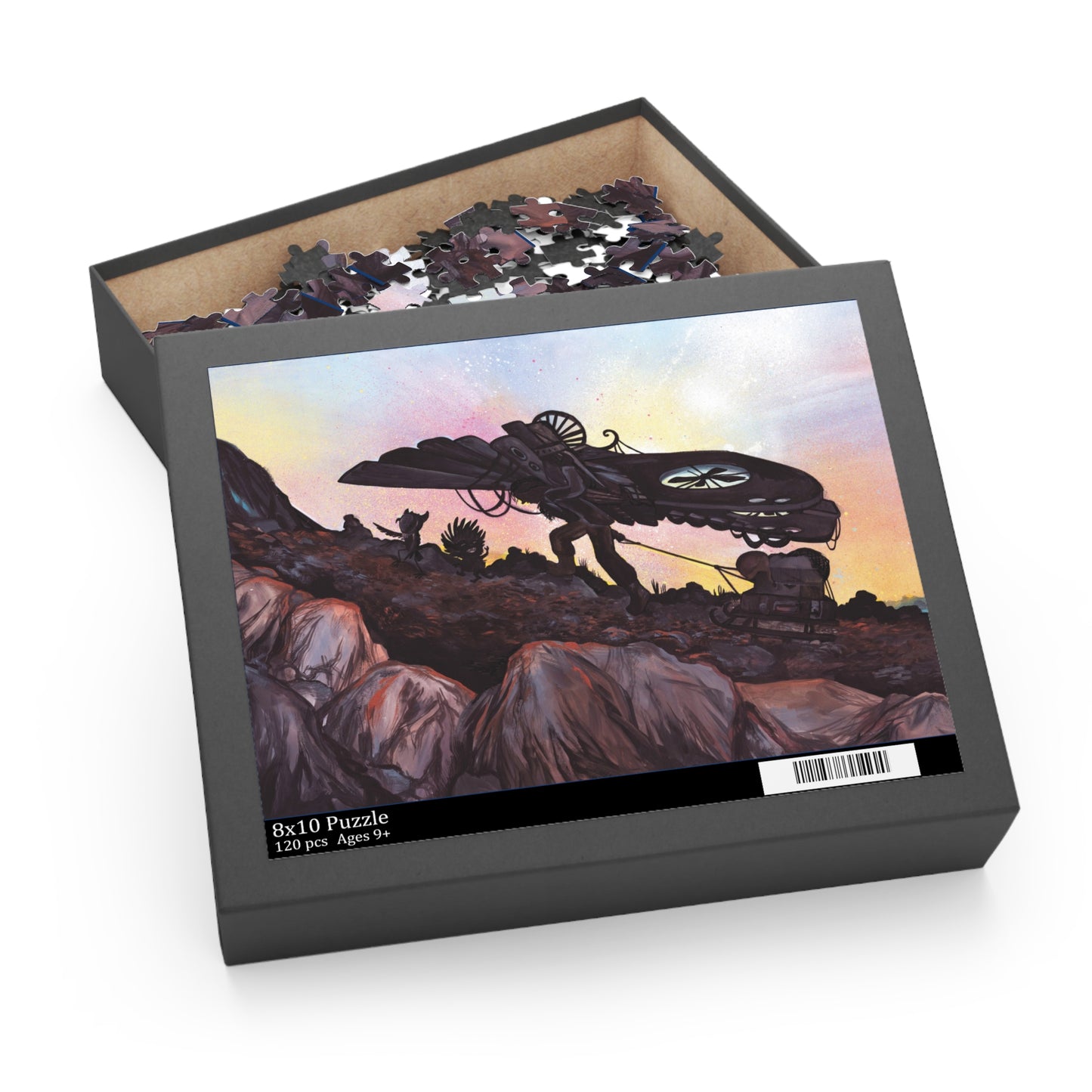 "The Time Is Now. I'm Ready" – Inspirational Puzzle #9 of 13-part series of transformational "Portal Puzzles" made from artwork from the book "But I Want To FLY!" (120/252/500-Piece)