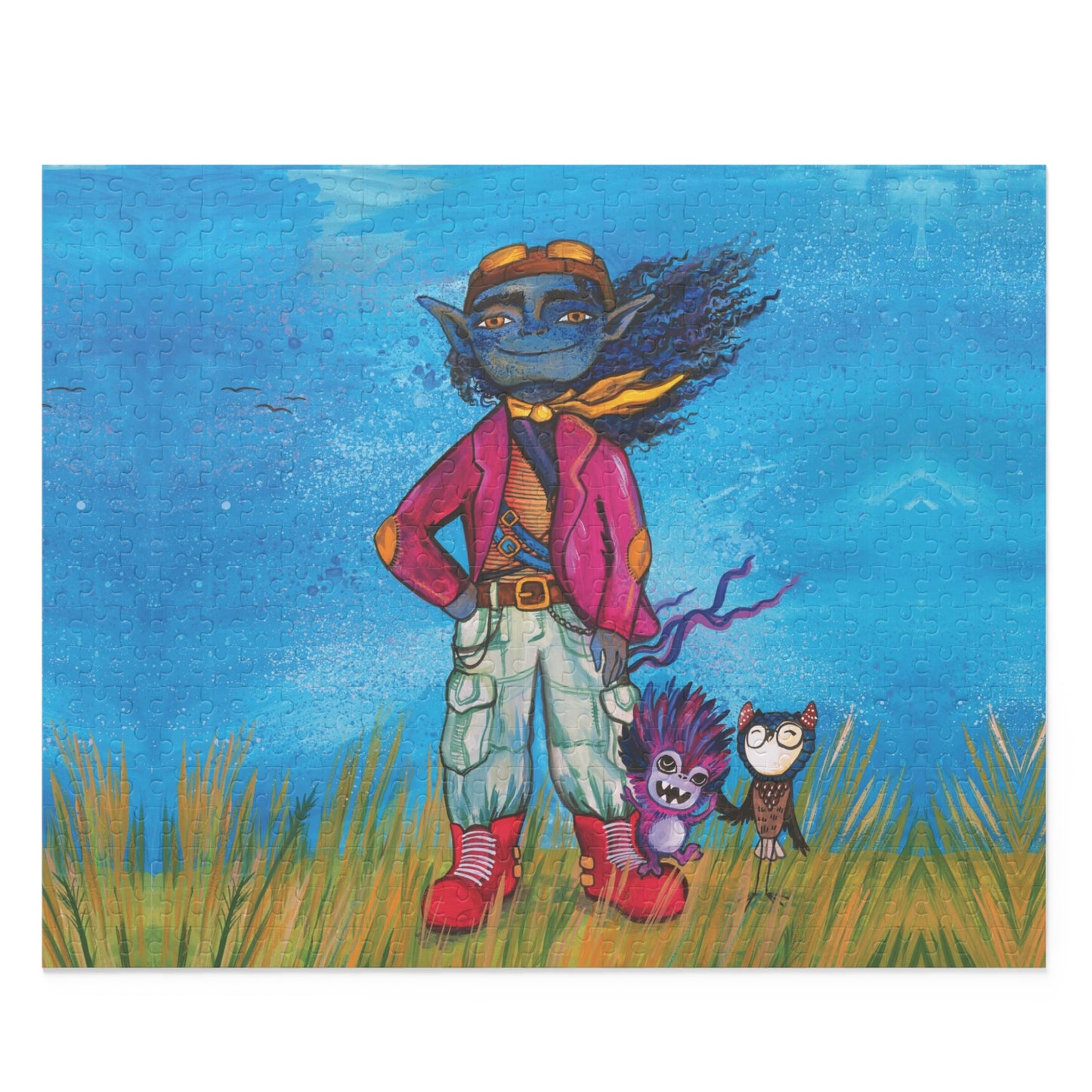 "The Best Of All Is ME" – Inspirational Puzzle #13 of 13-part series of transformational "Portal Puzzles" made from artwork from the book "But I Want To FLY!" (120/252/500-Piece)