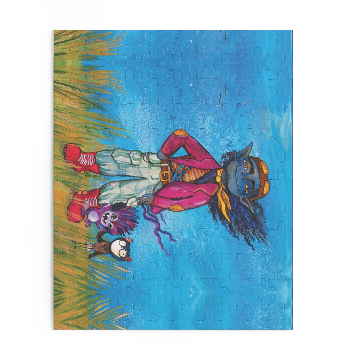 "The Best Of All Is ME" – Inspirational Puzzle #13 of 13-part series of transformational "Portal Puzzles" made from artwork from the book "But I Want To FLY!" (120/252/500-Piece)