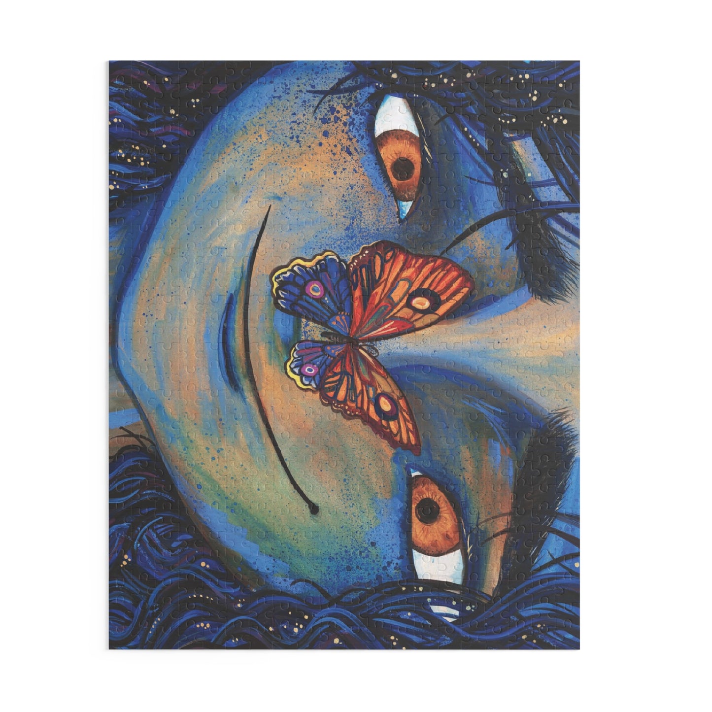 "But I Want To Fly" – Inspirational Puzzle #4 of 13-part series of transformational "Portal Puzzles" from the COVER artwork from the book "But I Want To FLY!" (120/252/500-Piece)