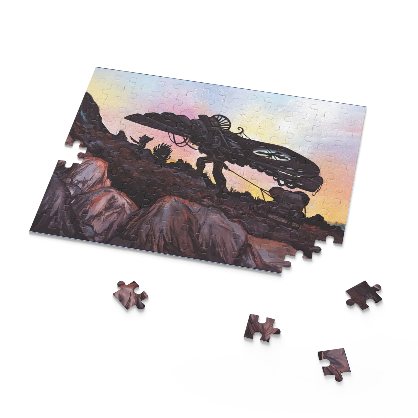 "The Time Is Now. I'm Ready" – Inspirational Puzzle #9 of 13-part series of transformational "Portal Puzzles" made from artwork from the book "But I Want To FLY!" (120/252/500-Piece)