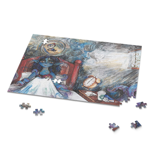 "Waking Up Again" – Inspirational Puzzle #1 of 13-part series of transformational "Portal Puzzles" made from artwork from the book "But I Want To FLY!" (120/252/500-Piece)