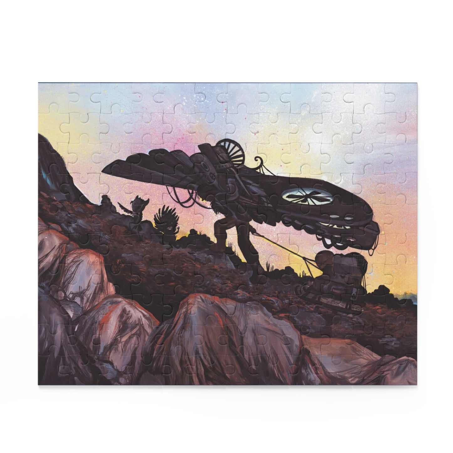 "The Time Is Now. I'm Ready" – Inspirational Puzzle #9 of 13-part series of transformational "Portal Puzzles" made from artwork from the book "But I Want To FLY!" (120/252/500-Piece)