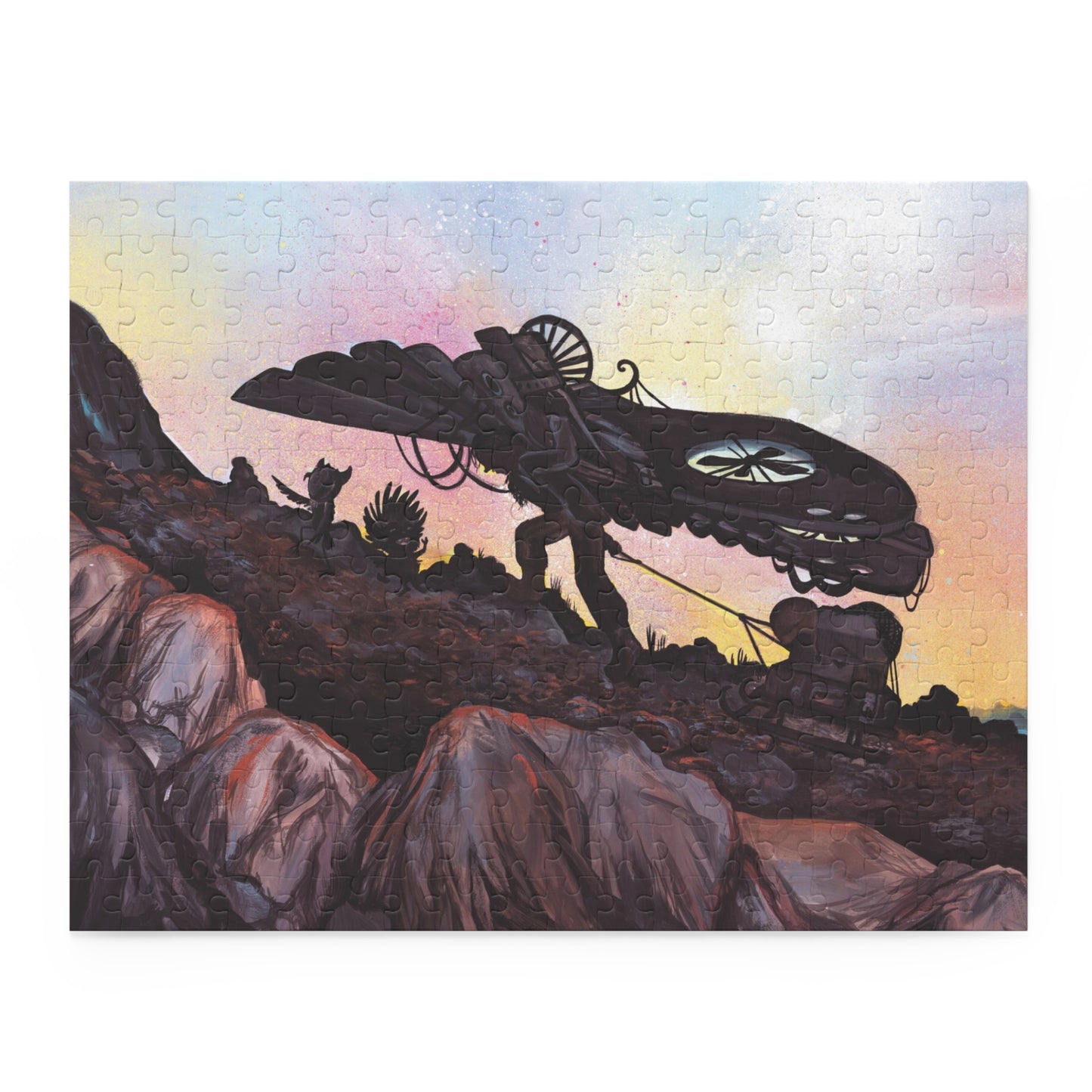 "The Time Is Now. I'm Ready" – Inspirational Puzzle #9 of 13-part series of transformational "Portal Puzzles" made from artwork from the book "But I Want To FLY!" (120/252/500-Piece)